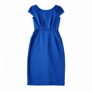 Max & Cleo Royal Blue Sheath Dress Size 2 Cocktail Career Wedding Guest